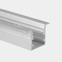 [FX1010A] Perfil de 3M 15x10 mm Empotrable de Aluminio