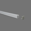[FX1010M] Perfil de 3M 10x10 mm Superficial de Aluminio