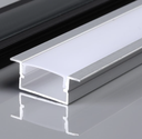 [FX2010A2] Perfil 26x10mm Empotrable de Aluminio