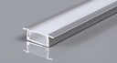 [FX2523] Perfil 25x7mm Empotrable de Aluminio