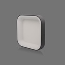 [OTDC24GR] Lámpara Decorativa Cuadrada Cerrada de 24W Slim