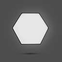 [OTV48] Lámpara Decorativa 48W Hexagonal Full