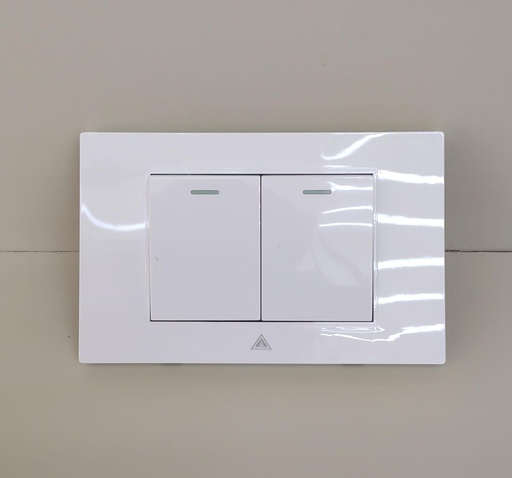 [ABTTJS102] ABTTJS102 Toma Interruptor Doble ADORA