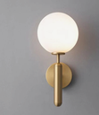 [HYG9C] HYG9C Aplique de pared CANDLE E27 Dorado