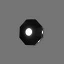 [HS228210WBK] Aplique de Pared 10W Odeon
