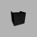 [HS80346WBK] Aplique de Pared 6W Square